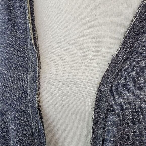 Gilded Intent Cardigan Sweater Womens Sz S‎ Gray Duster Longline Asymmetrical - Picture 3 of 9